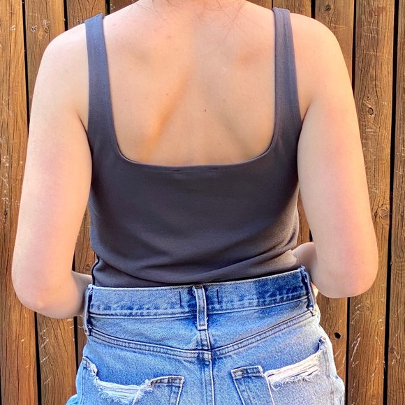 Simple Gray BodySuit - Picture 5 of 5